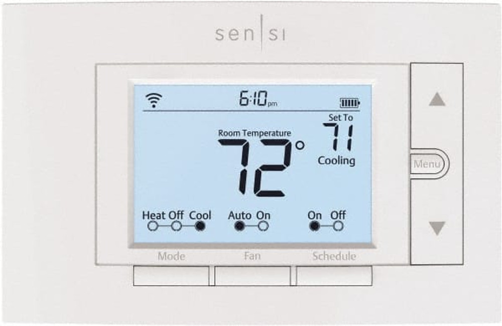 White-Rodgers 1F87U-42WF 50 to 99°F, 4 Heat, 2 Cool, Digital Programmable Wi-Fi Universal Thermostat