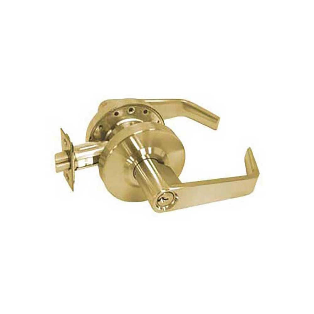 Tell Manufacturing L2080-8-US3 Lever Locksets; Lockset Type: Storeroom ; Key Type: Keyed Different ; Back Set: 2-3/8 (Inch); Cylinder Type: Conventional ; Material: Steel ; Door Thickness: 1-3/8 to 2