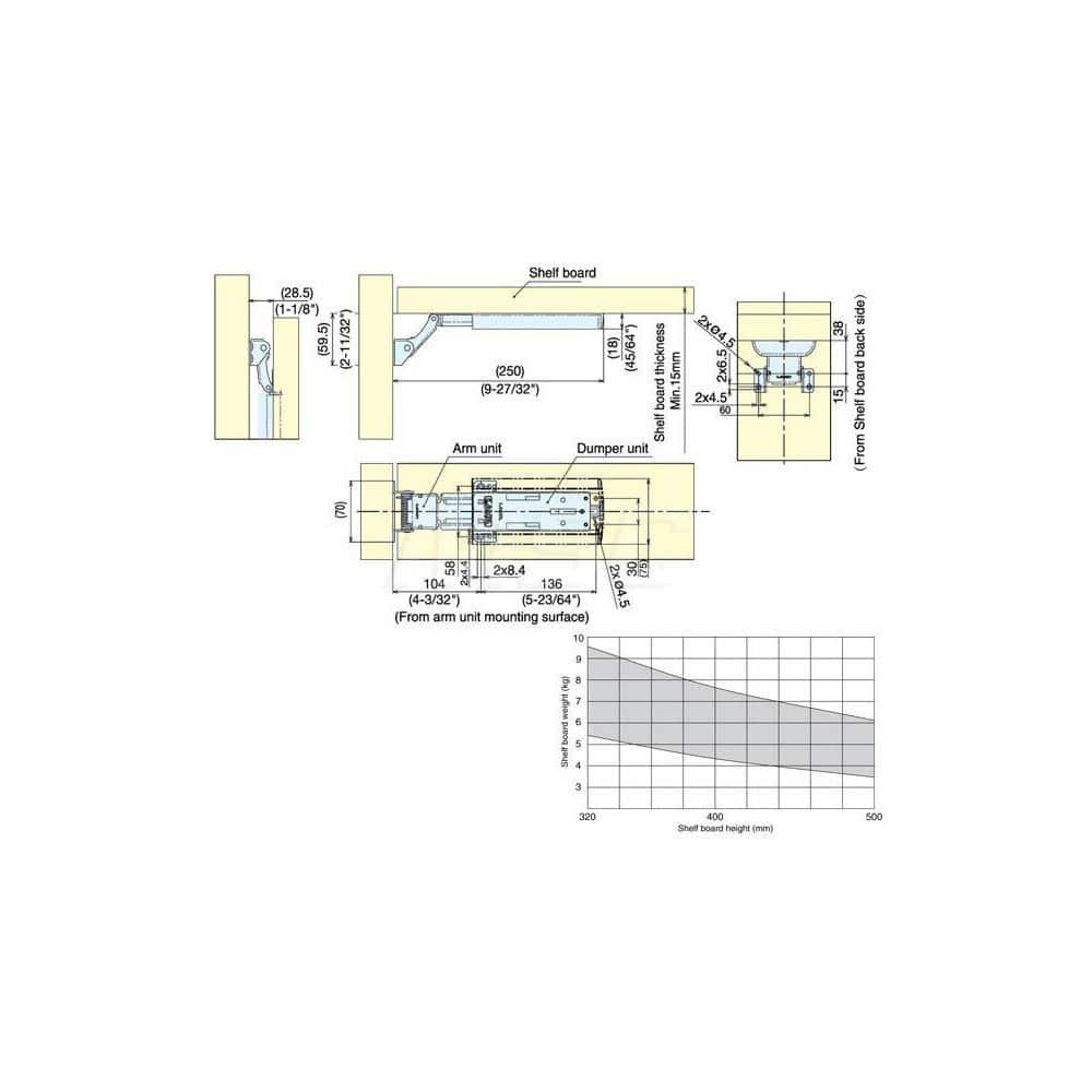 Sugatsune EBD Brackets