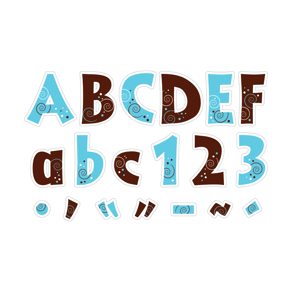 Barker Creek Letter Pop-Outs add a splash of color and creativity to the classroom. They are perfect for decorating bulletin boards, displays and posters.  Includes a well-researched assortment of letters, numbers and punctuation marks. Also includes Spanish punctuation marks.  Recommended for students of all ages.