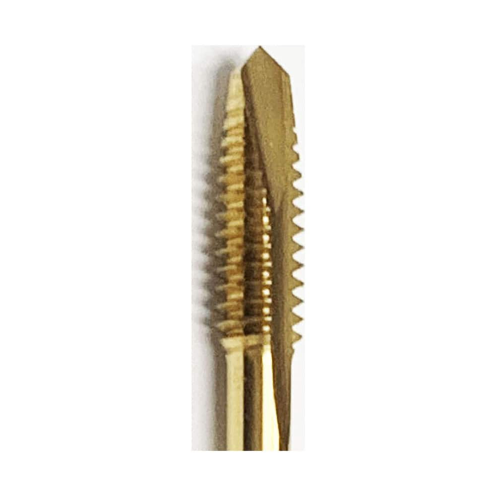 Yamawa PSU06M4NEB-TIN Spiral Point Tap: 3/8-24, UNF, 3 Flutes, 3 to 5, 2B, Vanadium High Speed Steel, TIN Finish