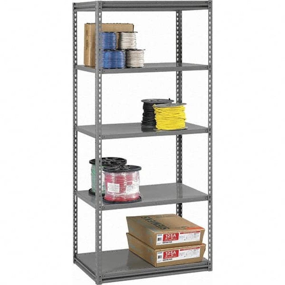 Tennsco ZM7-3618S-5DMGY Steel Boltless Shelving: