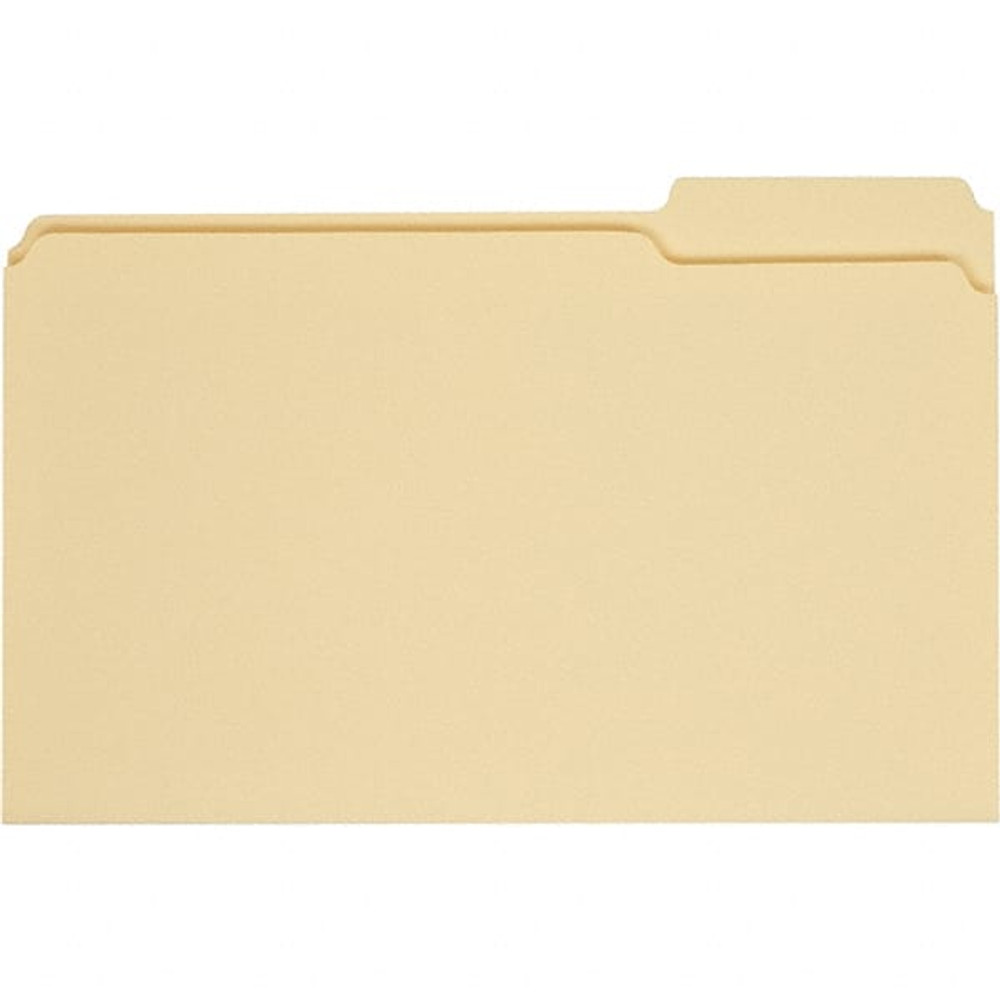 UNIVERSAL UNV15123 File Folders with Top Tab: Legal, Manila, 100/Pack