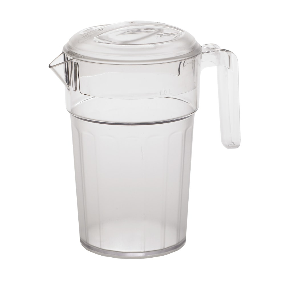 CAMBRO MFG. CO. Cambro PC34CW135  Camwear Pitchers, 34 Oz, Clear, Pack Of 6 Pitchers