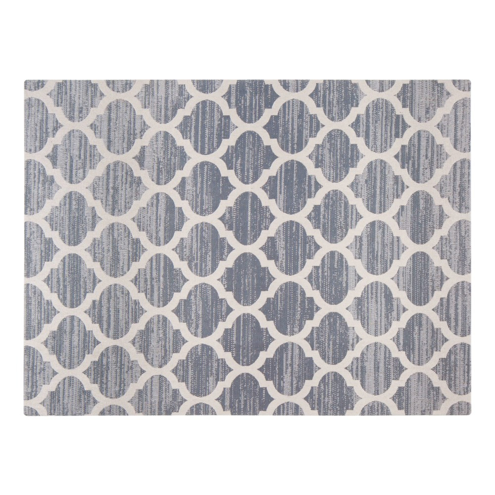 GFH ENTERPRISES INC. Anji Mountain AMB9011  Mitte Rug'd Chair Mat, 1/4inH x 36inW x 48inD, Gray/Beige