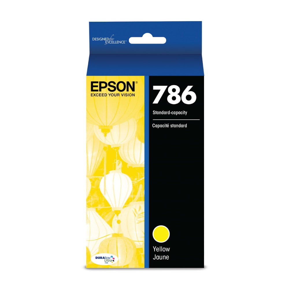 EPSON AMERICA INC. T786420-S Epson 786 DuraBrite Yellow Ultra Ink Cartridge T786420-S