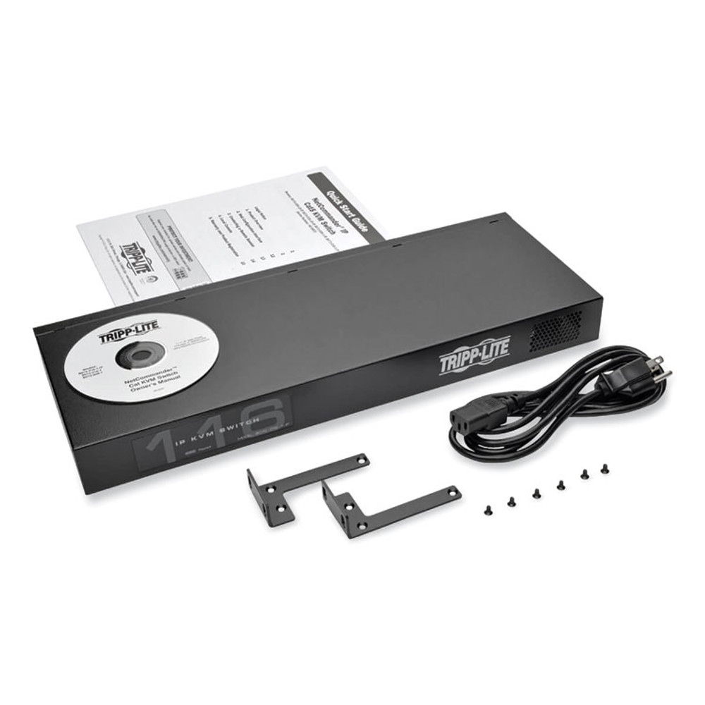 EATON CORPORATION Tripp Lite by B0720161IP NetCommander Cat5 KVM Switch with IP Remote Access, 16 Ports, TAA Compliant