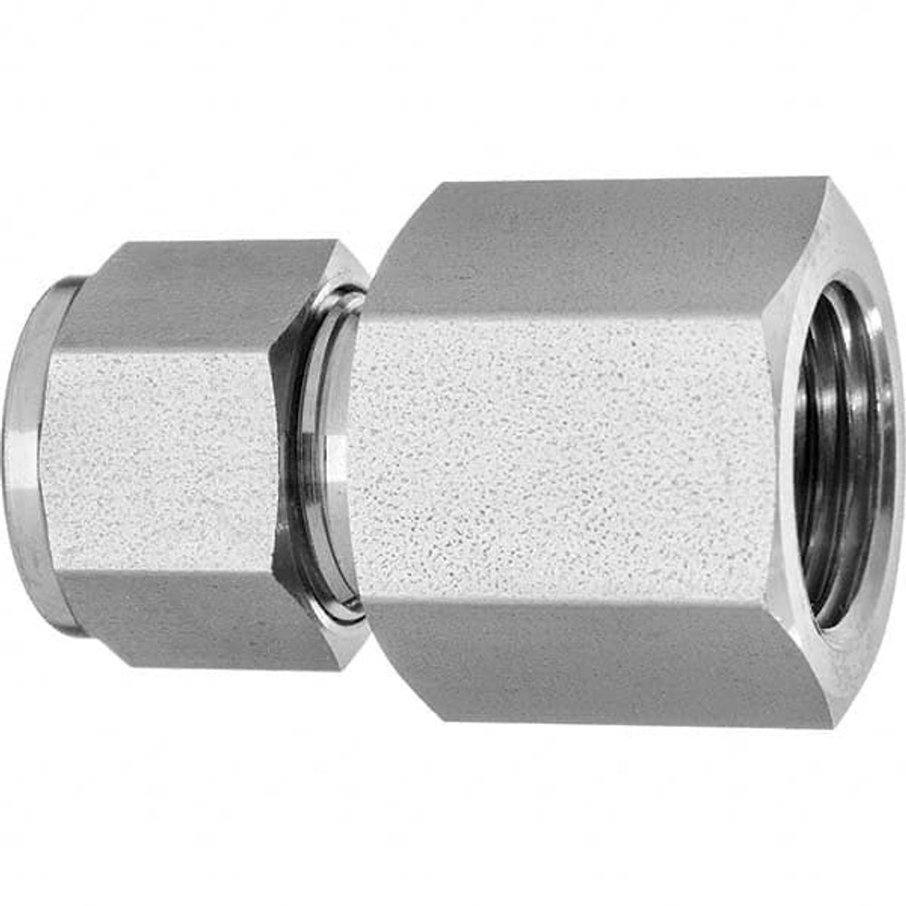 USA Industrials ZUSA-TF-37FL-16 Stainless Steel Flared Tube Connector: 3/4" Tube OD, 3/4 Thread, 37 ° Flared Angle