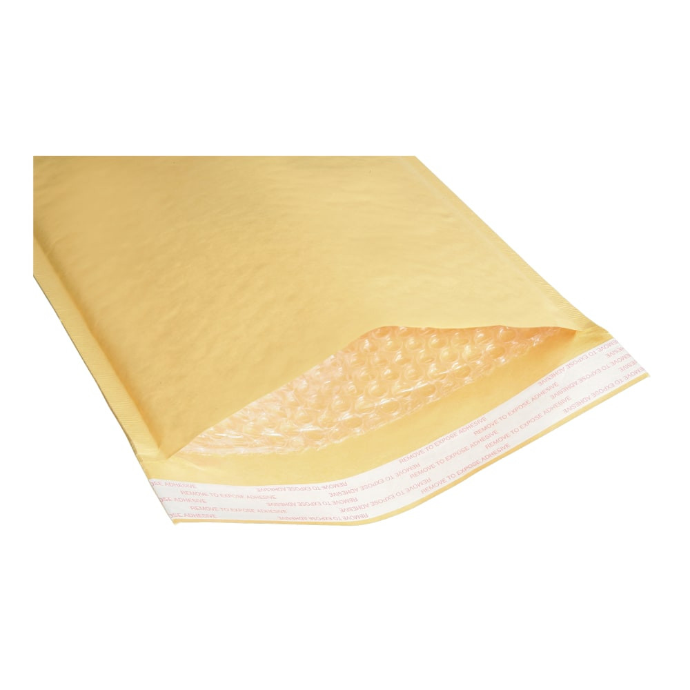 NATIONAL INDUSTRIES FOR THE BLIND 1179870 SKILCRAFT Sealed Air Jiffylite Cushioned Mailers, #3, 14-1/2in x 8-1/2in, Golden Yellow Kraft, Pack Of 100 Mailers (AbilityOne 8105-00-117-9870)