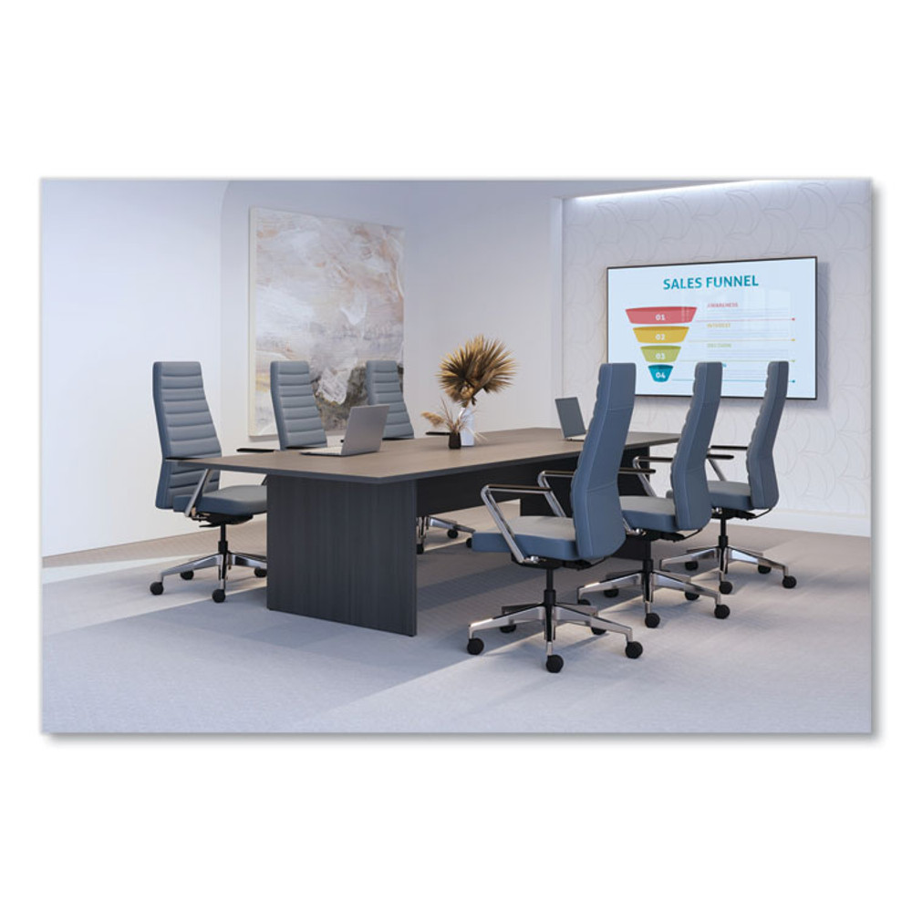 HON COMPANY CEUW0PU93C9P Cofi Executive High Back Chair, Supports up to 300 lb, Nimbus Seat, Nimbus Back, Polished Aluminum Base