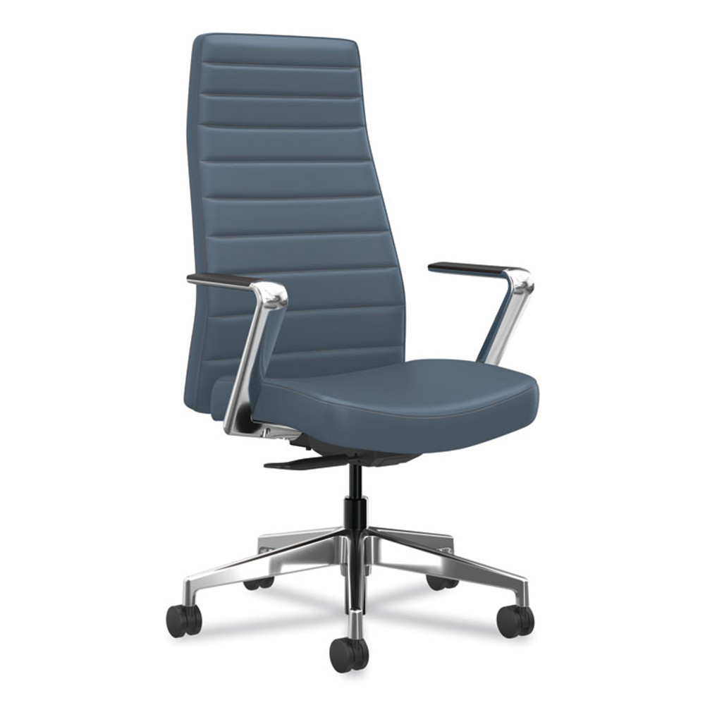 HON COMPANY CEUW0PU93C9P Cofi Executive High Back Chair, Supports up to 300 lb, Nimbus Seat, Nimbus Back, Polished Aluminum Base