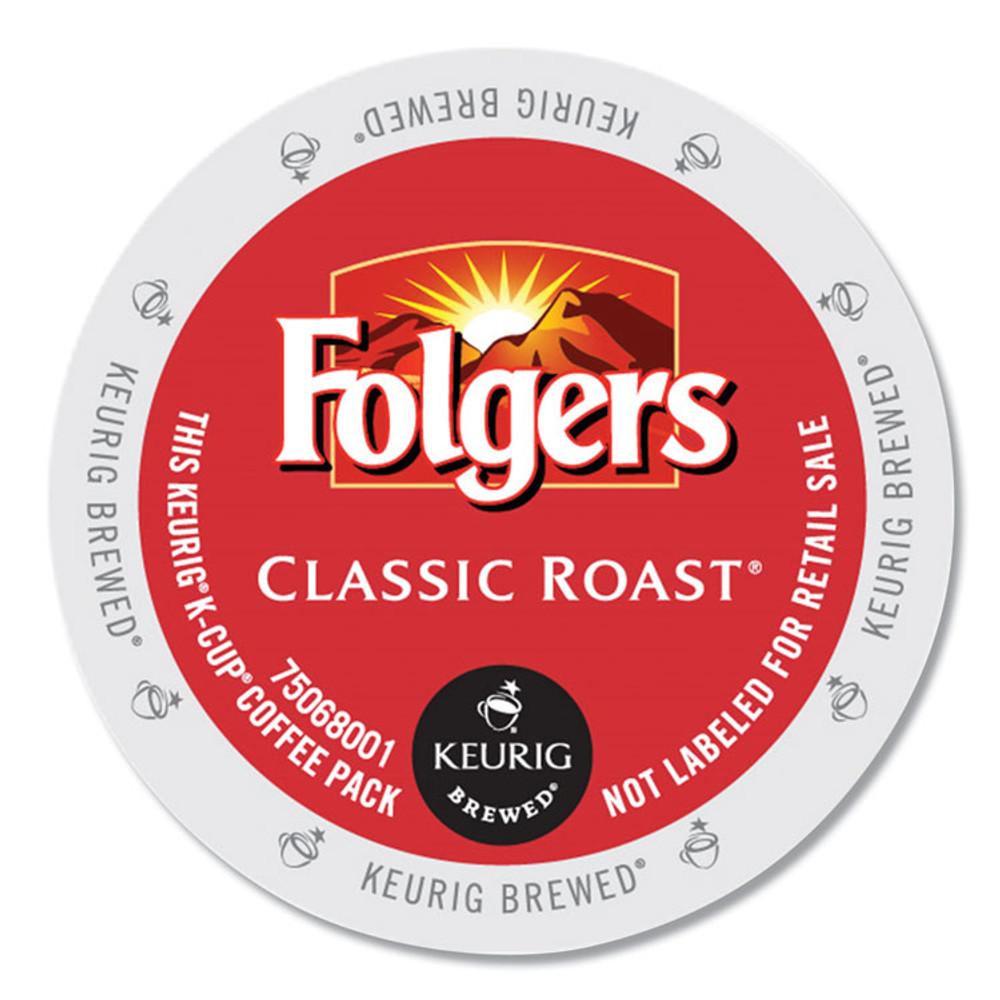 KEURIG DR PEPPER Folgers® 6685CT Gourmet Selections Classic Roast Coffee K-Cups, 96/Carton