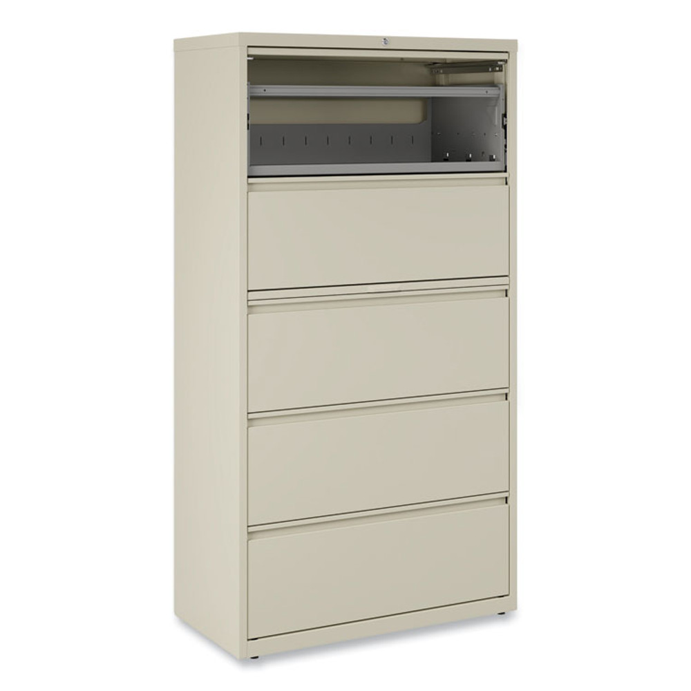 ALERA HLF3667PY Lateral File, 5 Legal/Letter/A4/A5-Size File Drawers, Putty, 36" x 18.63" x 67.63"