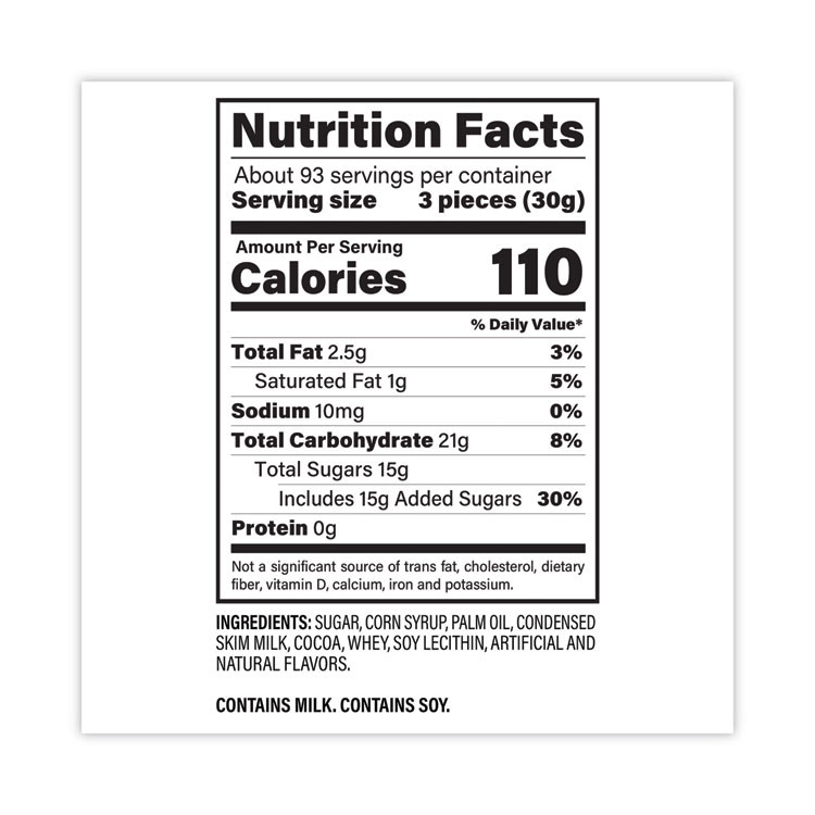 TOOTSIE ROLL INDUSTRIES 20900112 Tub, Approximately 280 Individually Wrapped Rolls, 6.75 lb Tub