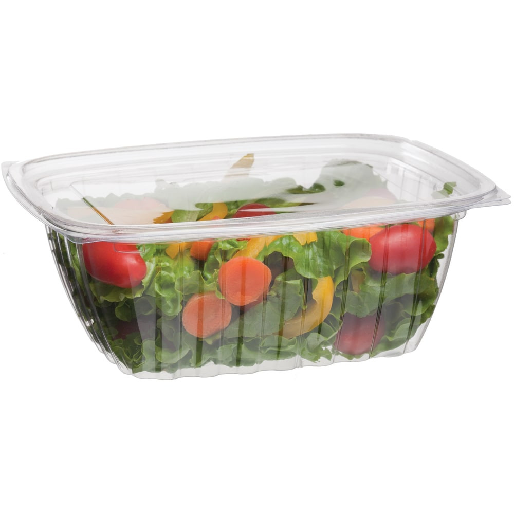 ECO-PRODUCTS, INC. Eco-Products EP-RC32  Rectangular Deli Containers, 32 Oz, Clear, Pack Of 200 Containers