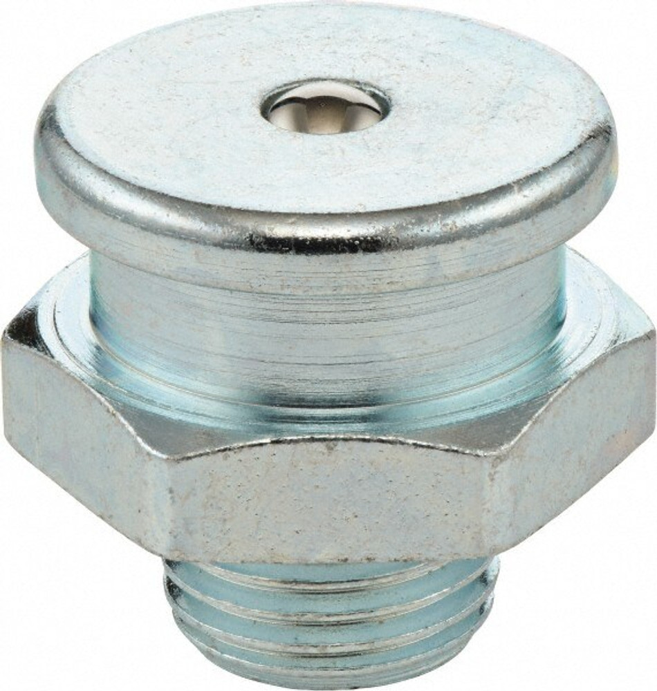 Umeta 4302264 Button-Head Grease Fitting: 1/2-14 BSPP