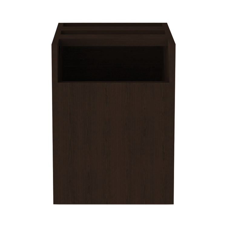ALERA VA552222ES Alera Valencia Series Hanging Pedestal File, Left/Right, 2-Drawers: Box/File, Legal/Letter, Espresso, 15.63" x 20.5" x 19.25"