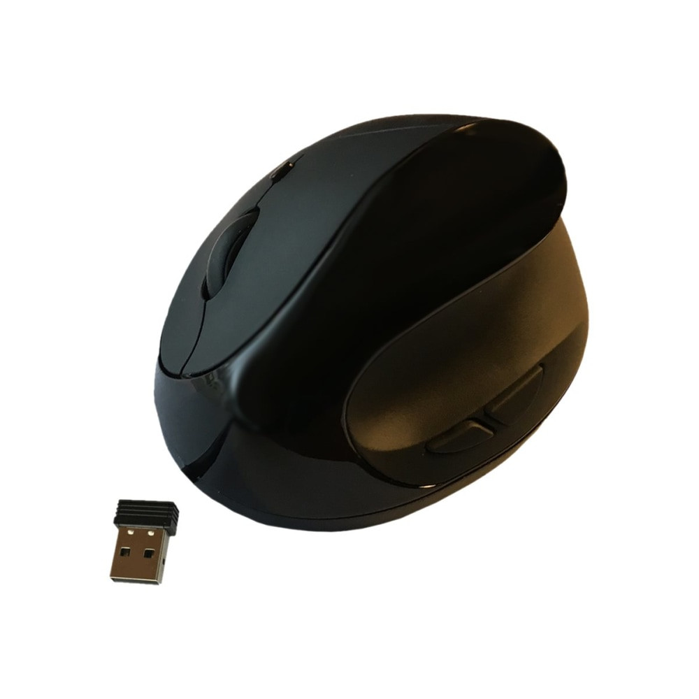 CALIFONE INTERNATIONAL, INC. EM011-BKW Ergoguys Comfi II - Mouse - ergonomic - optical - 5 buttons - wireless - black