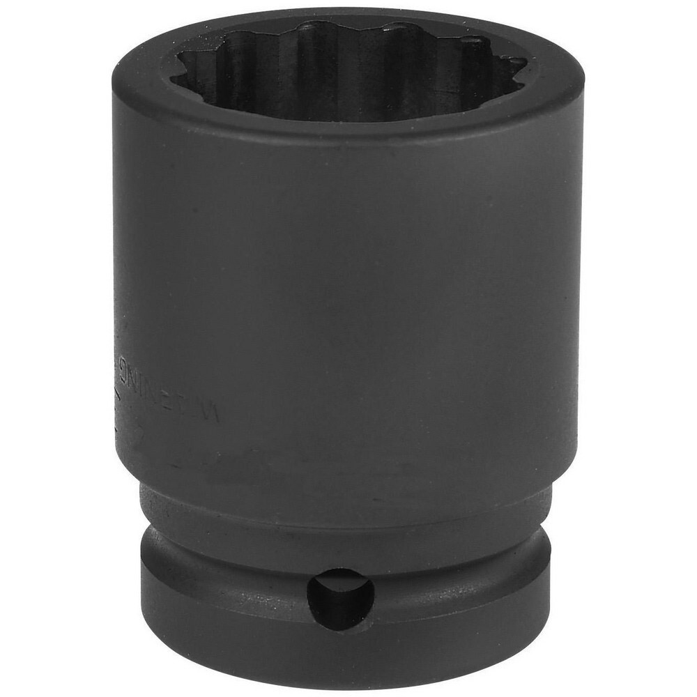 Williams JHW6M-1224 Impact Sockets; Socket Size (mm): 24 ; Number Of Points: 12 ; Drive Style: Square ; Overall Length (Inch): 15/16 ; Material: Chromium-Vanadium Steel ; Finish: Black Oxide