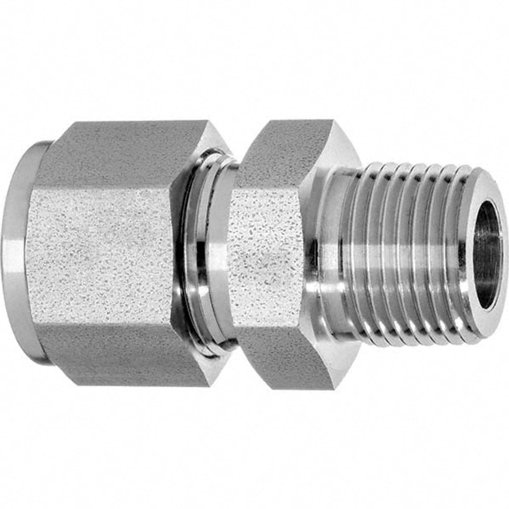 USA Industrials ZUSA-TF-CF-ST-2 Compression Tube Connector: 1/8" Thread, Compression x MNPT