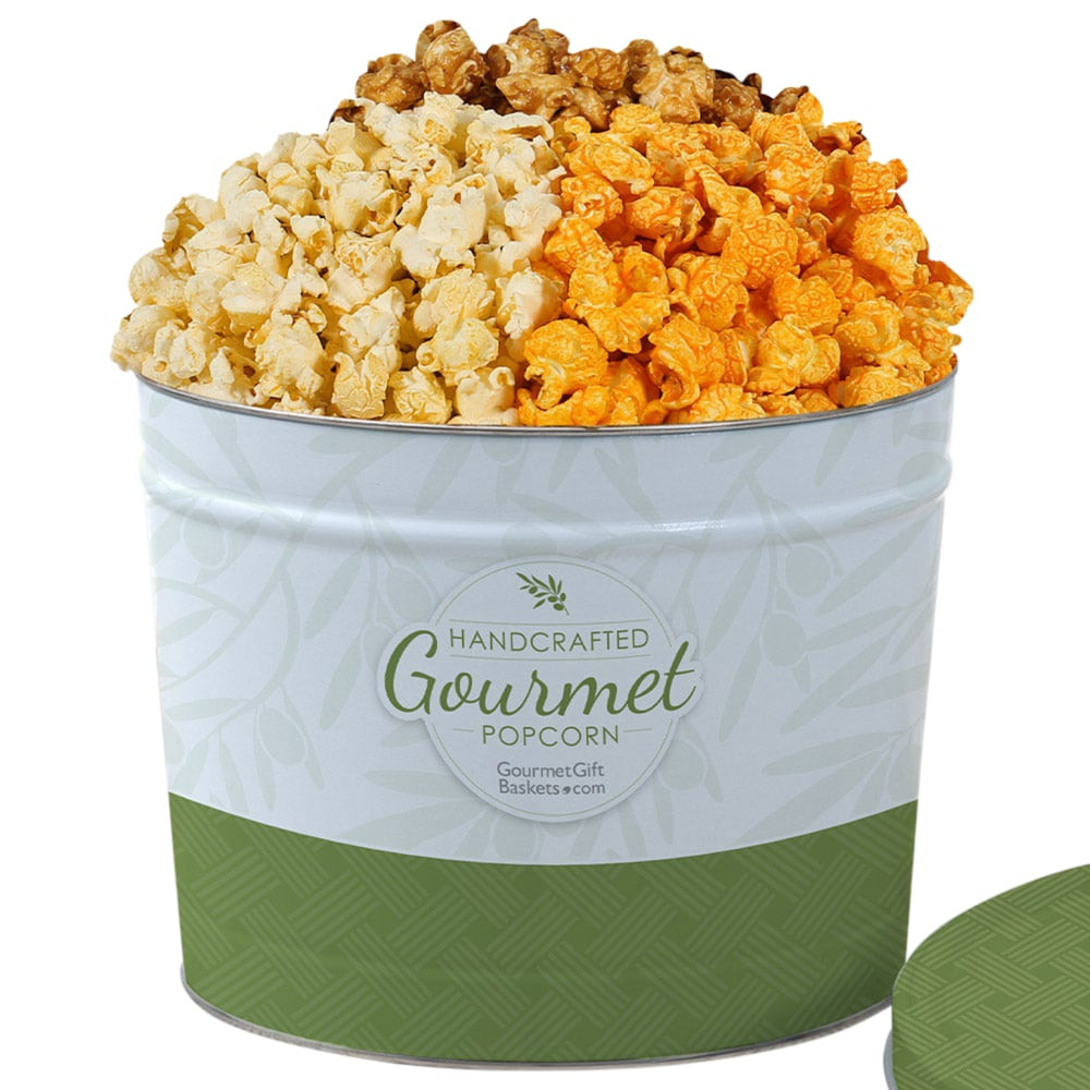 RISE NORTH AMERICA LLC Gourmet Gift Baskets 7100A  Traditional Gourmet Popcorn Tin