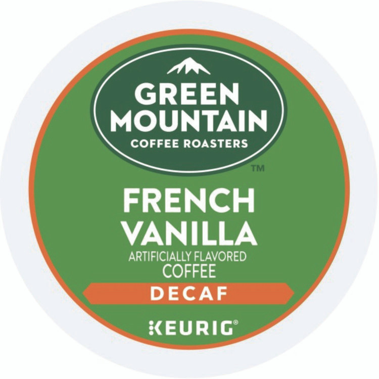 KEURIG DR PEPPER Green Mountain Coffee® 7732 French Vanilla Decaf Coffee K-Cups, 24/Box