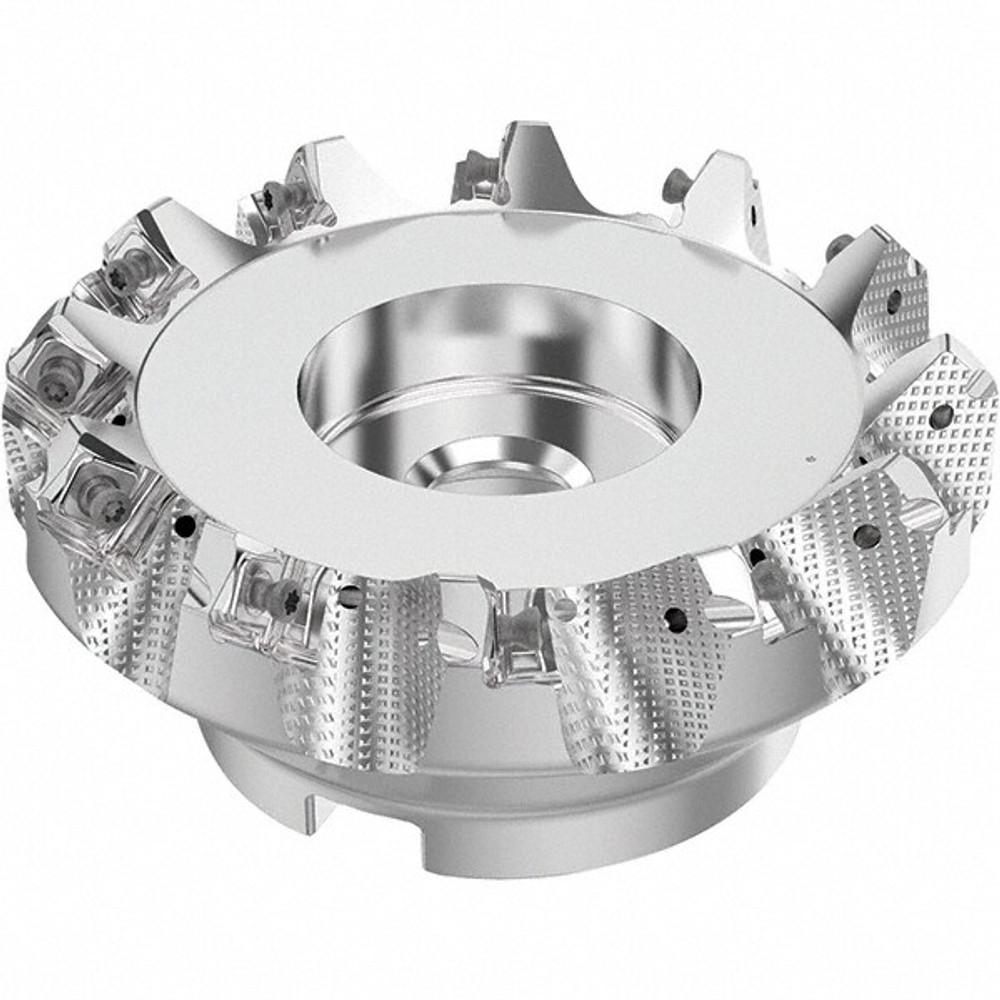 Seco 03213633 125mm Cut Diam, 40mm Arbor Hole, 6mm Max Depth of Cut, 48° Indexable Chamfer & Angle Face Mill