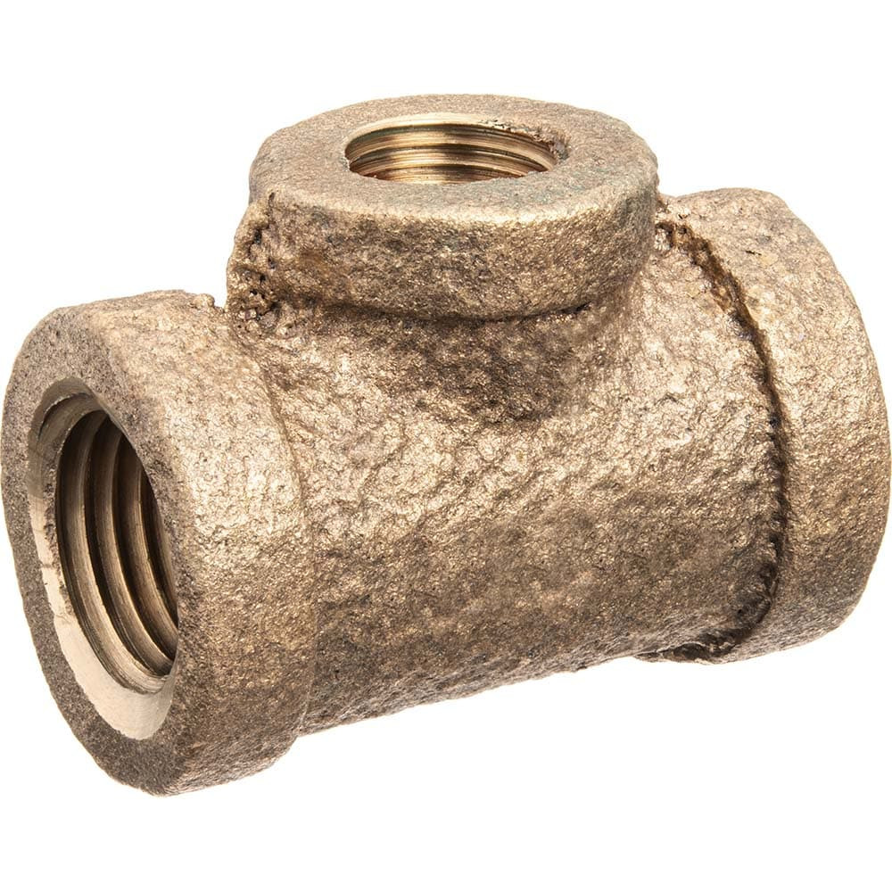 USA Industrials ZUSA-PF-10482 Brass Pipe Fitting: 1-1/2 x 1-1/2 x 2" Fitting