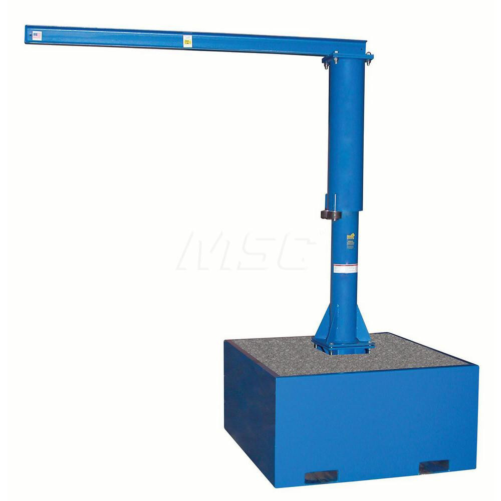 Vestil JIB-CB-50-8-10- Jib Crane: 500 lb Limit, 360 ° Rotation