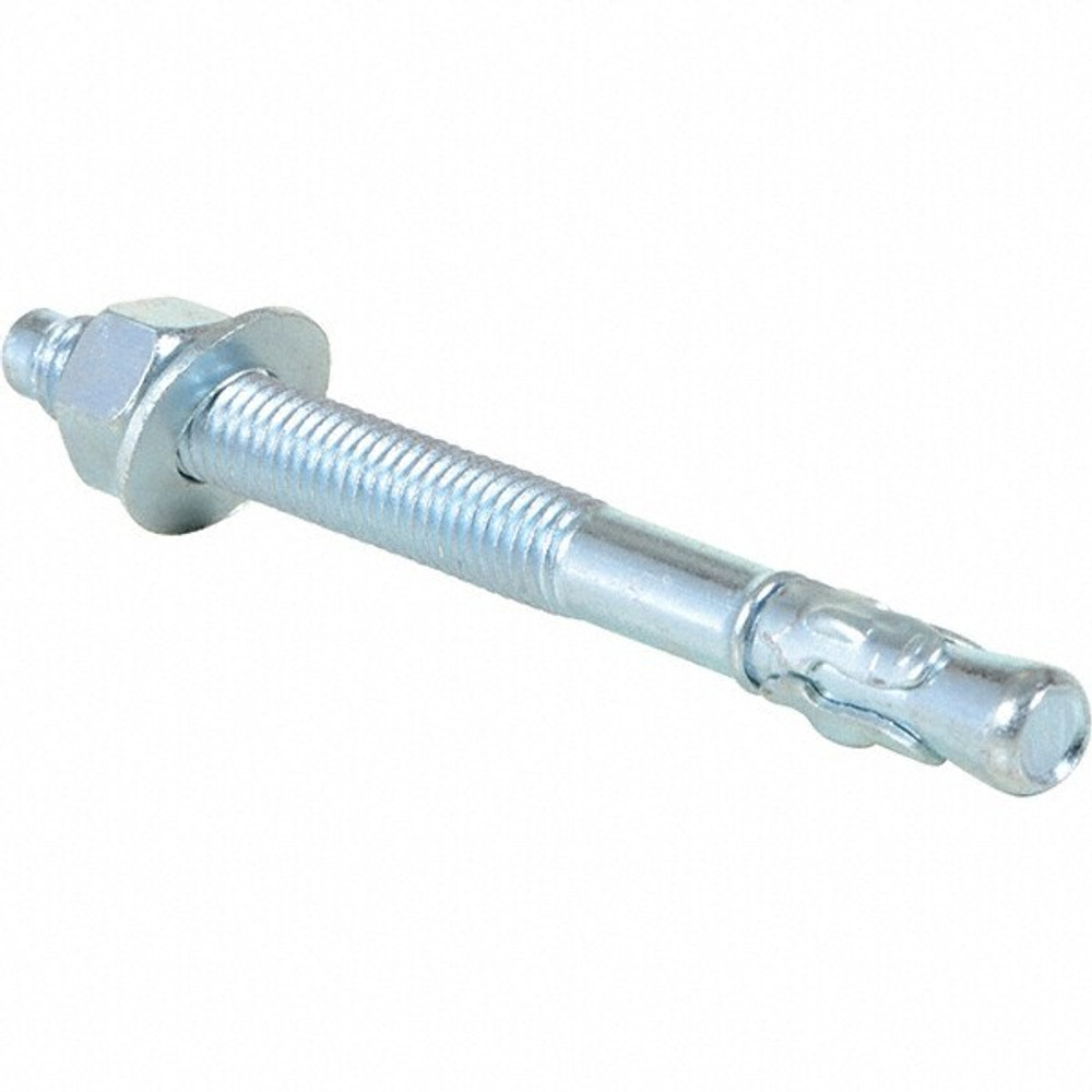 Vestil AS-125 Concrete Screw Anchor: 1/2" Dia, 5" OAL