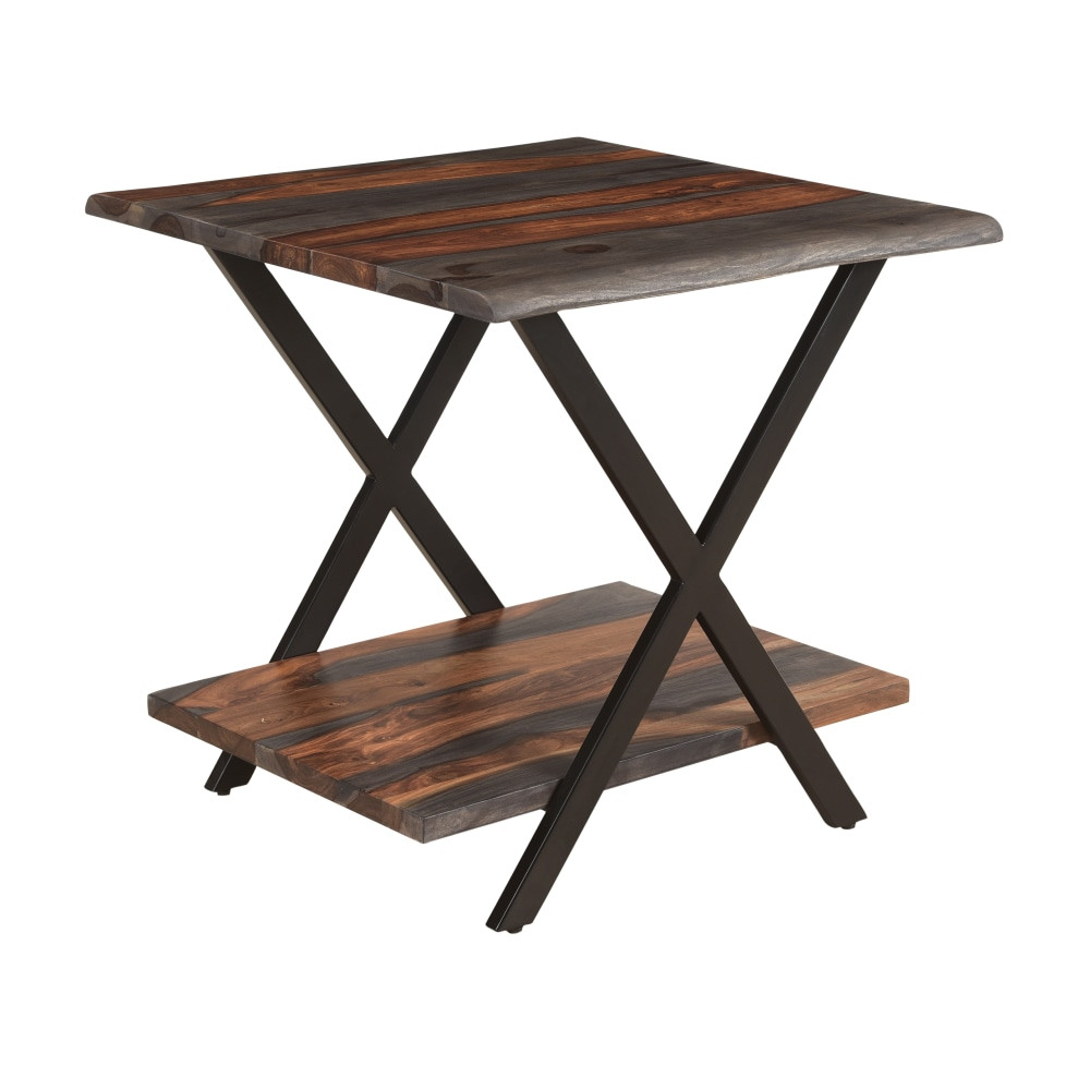 COAST TO COAST IMPORTS, LLC. Coast to Coast 62460  Forrest End/Accent Table, 26inH x 26inW x 26inD, Sierra Brown