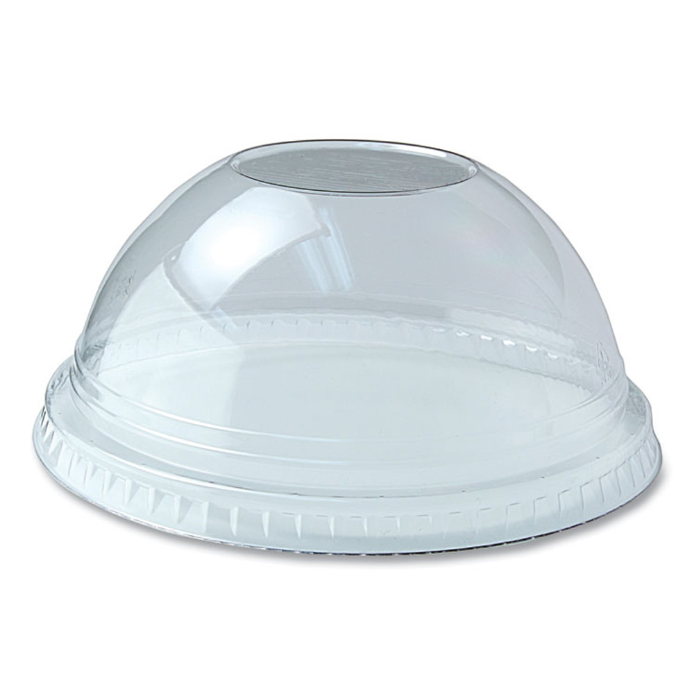 FABRI-KAL DLKC16/24 Kal-Clear/Nexclear Drink Cup Lids, Dome Lid with 1" Hole, Fits 5 oz to 24 oz Cold Cups, Plastic, Clear, 1,000/Carton