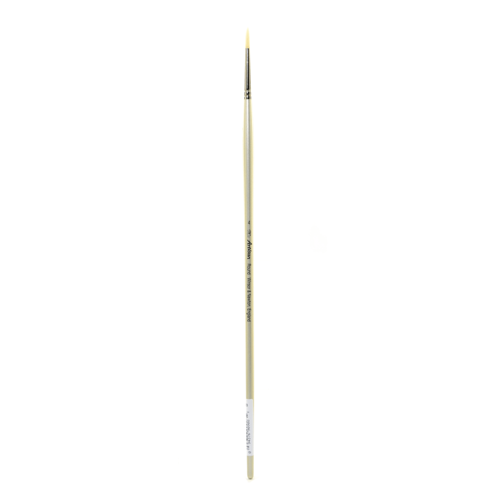 COLART FINE ART & GRAPHICS LTD. Winsor &amp; Newton 5522004 Winsor & Newton Artisan Series Paint Brush, Size 4, Round Bristle, Synthetic, Silver