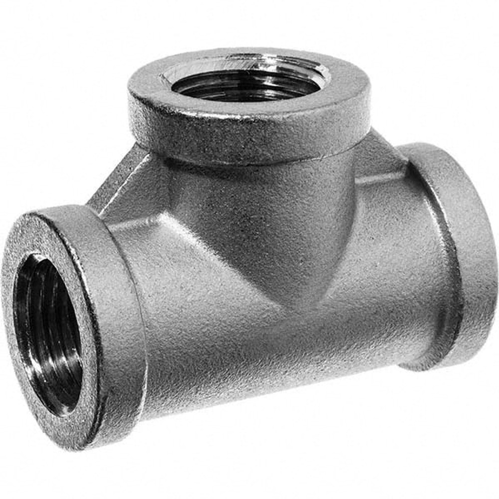 USA Industrials ZUSA-PF-6757 Pipe Tee: 1-1/2" Fitting, 316 Stainless Steel