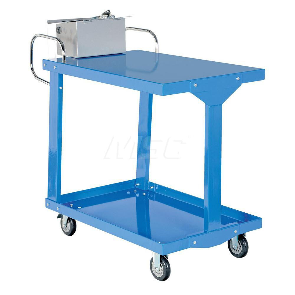 Vestil EASY-A-2436-WT Utility Cart: Steel, Blue