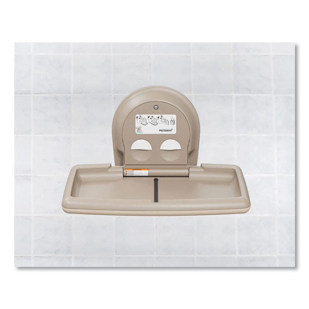 BOBRICK WASHROOM Koala Kare® KB30000 Baby Changing Station, 36.5 x 54.25, Beige