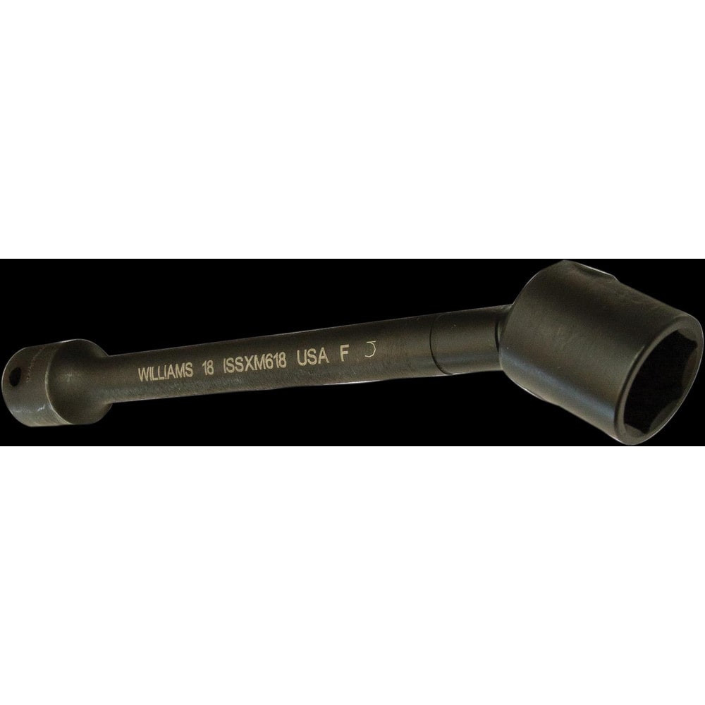 Williams JHWISSXM415 Socket Extensions; Tool Type: Non-Tension Socket Flextensions ; Extension Type: Non-Impact ; Drive Size: 1/2in (Inch); Finish: Black Industrial ; Overall Length (Decimal Inch): 4.0900 ; Material: Steel