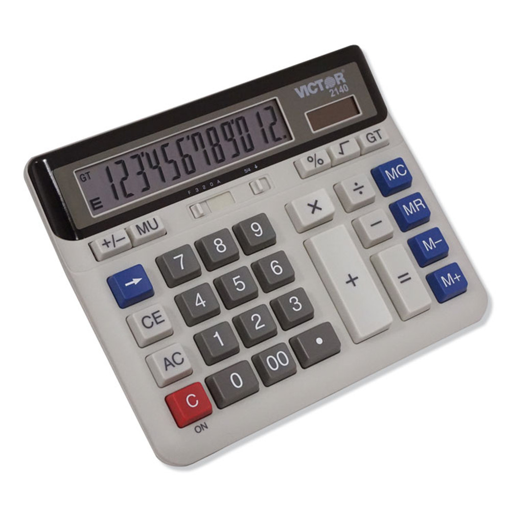 VICTOR TECHNOLOGY LLC 2140 2140 Desktop Business Calculator, 12-Digit LCD