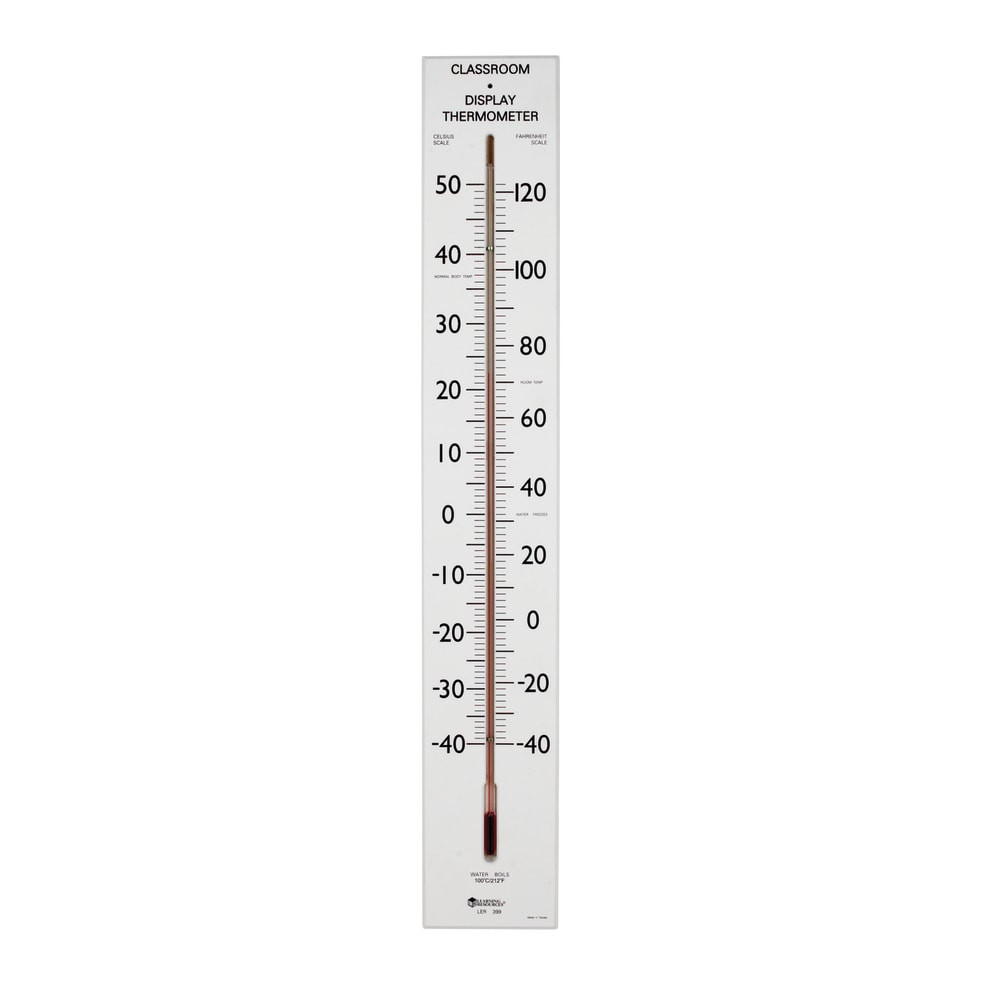 LEARNING RESOURCES, INC. Learning Resources LER0399  Giant Classroom Thermometer, Pre-K - Grade 12