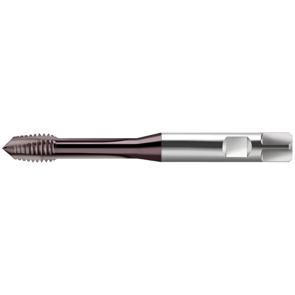 Walter-Prototyp 5101754 Spiral Point Tap: MF10x1.25 Metric Fine, 3 Flutes, Plug Chamfer, 6H Class of Fit, High-Speed Steel-E, THL Coated