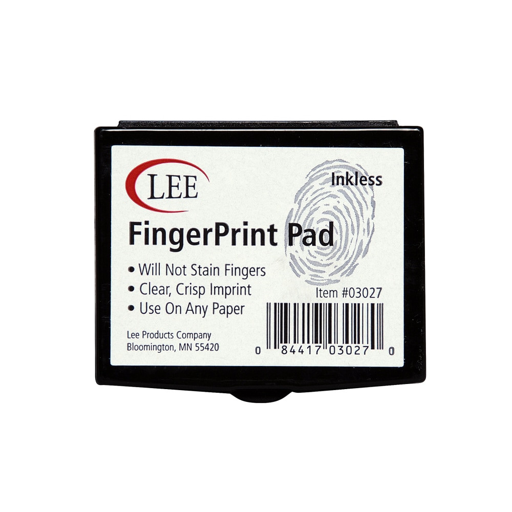 ROYAL SOVEREIGN CORPORATION CNT6002500 Lee Fingerprint Ink Pad, Black