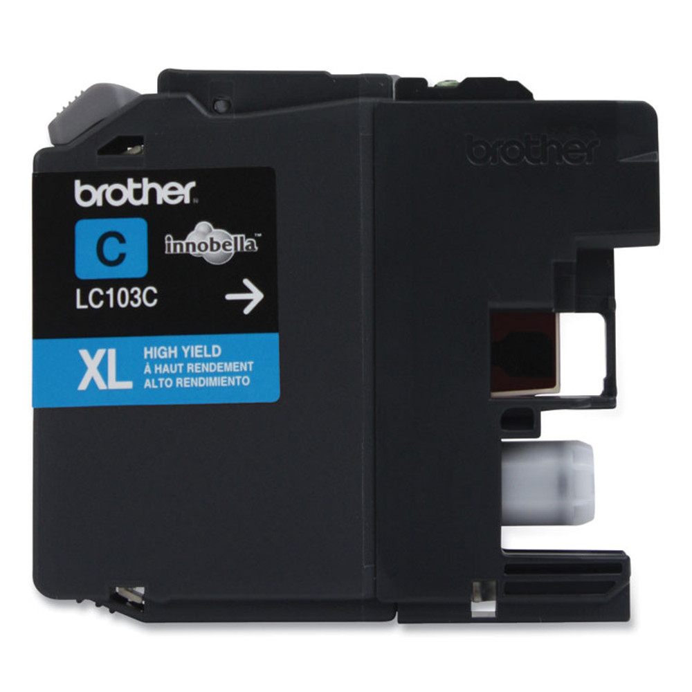 BROTHER INTL. CORP. LC103C LC103C Innobella High-Yield Ink, 600 Page-Yield, Cyan