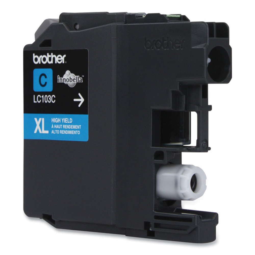 BROTHER INTL. CORP. LC103C LC103C Innobella High-Yield Ink, 600 Page-Yield, Cyan