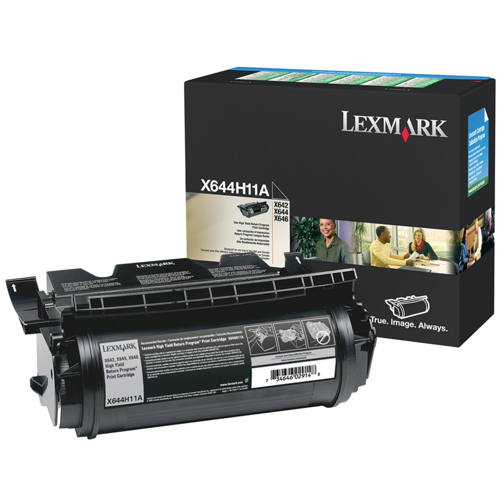 LEXMARK INTERNATIONAL, INC. X644H11A Lexmark X644H11A Black Return Program Toner Cartridge