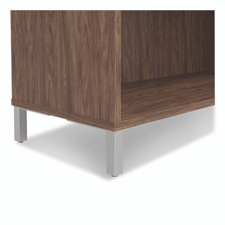 UNION & SCALE 24398972 Essentials Laminate Bookcase, Five-Shelf, 35.8w x 14.9d x 72h, Espresso