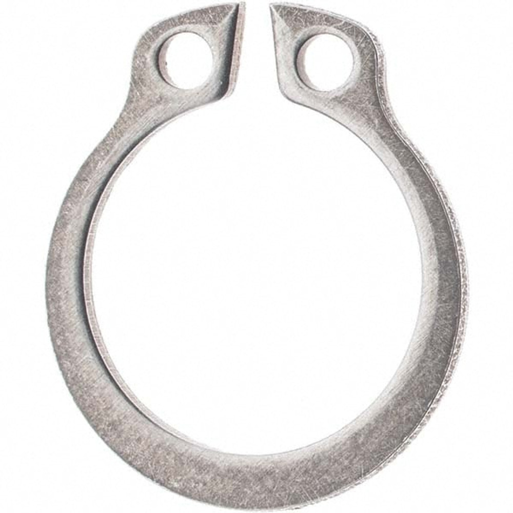 Rotor Clip DSH-29SG External Retaining Ring: 27.6 mm Groove Dia, 29 mm Shaft Dia, DIN 1.4122 Stainless Steel