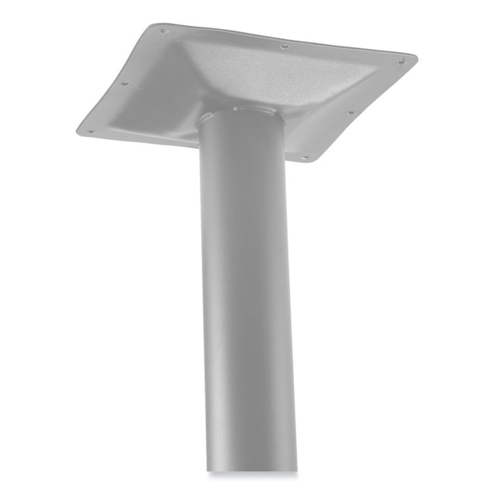 NATIONAL PUBLIC SEATING NPS® CG33636RC1GY Cafe Table, 36w x 36d x 36h, Square Top/Round Base, Gray Nebula Top, Gray Base