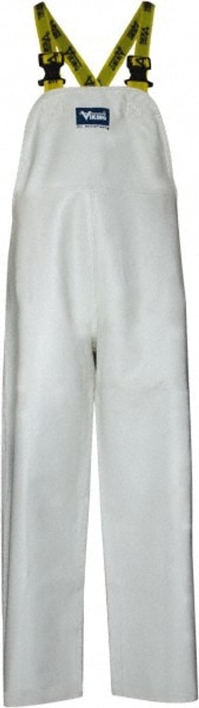 Viking 6110P-XXXL Bib Overalls: Size 3XL, White, PVC