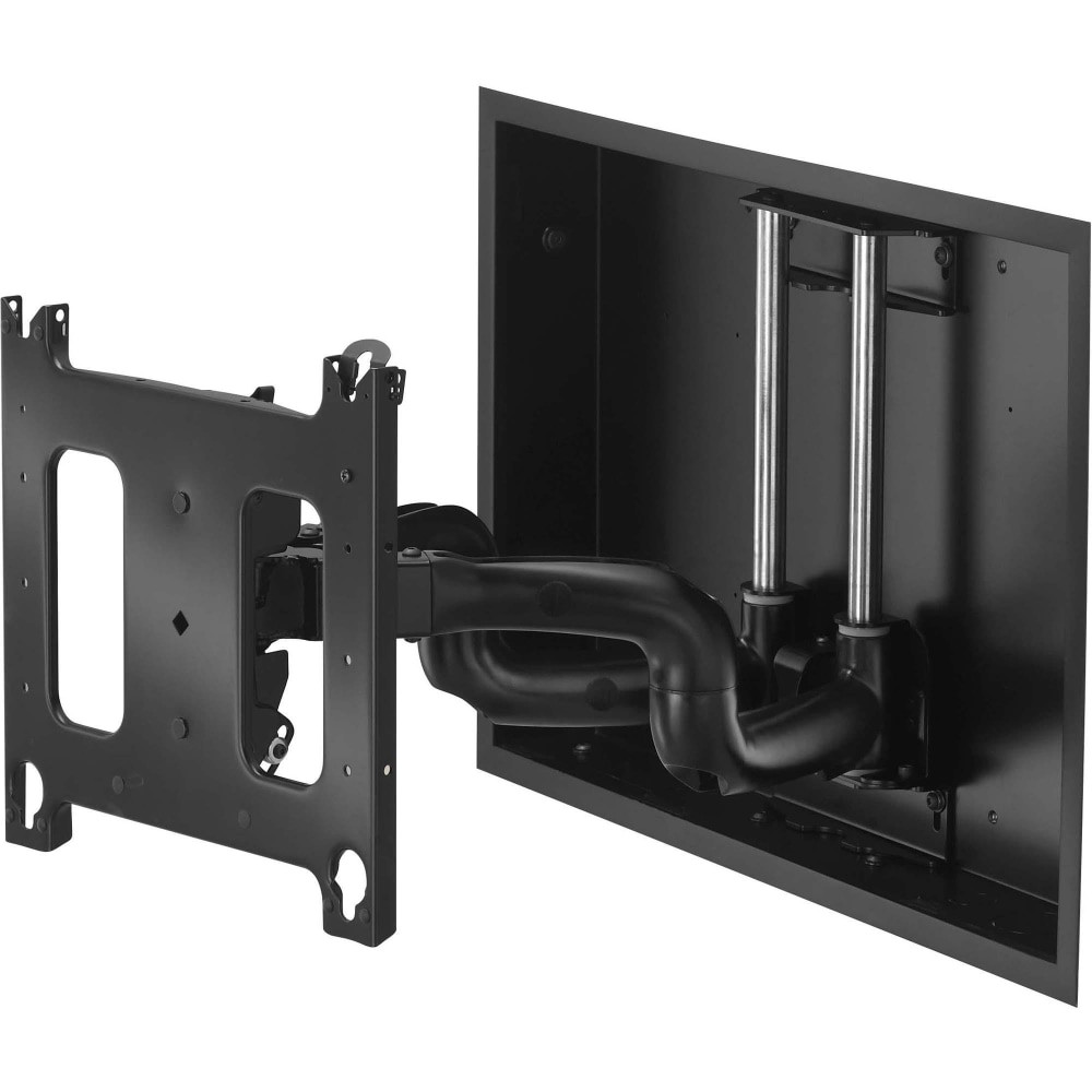 CHIEF MFG INC PNRIWUB Chief Large 22in Extension Dual Arm Wall Mount - For Displays 42-86in - Black - 200lb