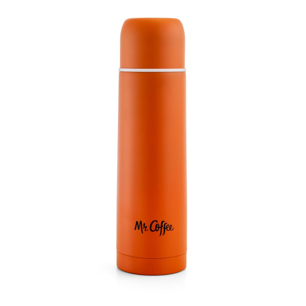 GIBSON OVERSEAS INC. Mr. Coffee 99586893M  Javelin Stainless-Steel Thermal Travel Bottle, 16 Oz, Orange